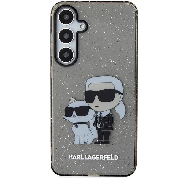 Hardcase Karl Lagerfeld Glitter Karl & Choupette para Samsung Galaxy S24+