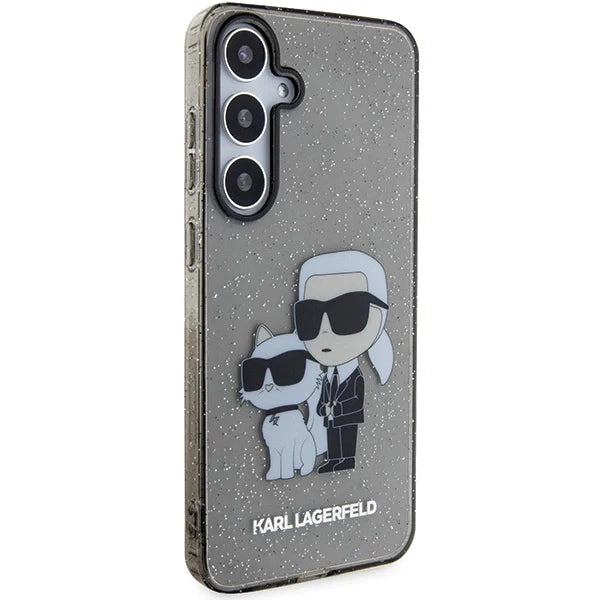 Hardcase Karl Lagerfeld Glitter Karl &amp; Choupette for Samsung Galaxy S24+