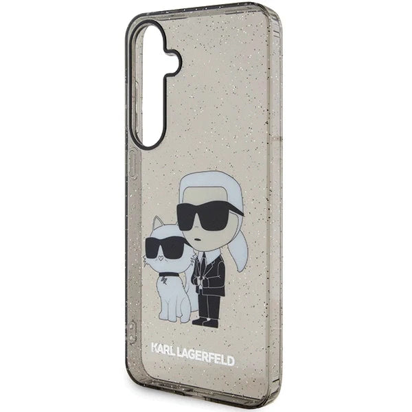 Hardcase Karl Lagerfeld Glitter Karl & Choupette para Samsung Galaxy S24+