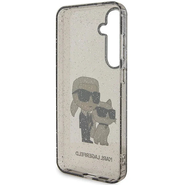 Hardcase Karl Lagerfeld Glitter Karl & Choupette para Samsung Galaxy S24+