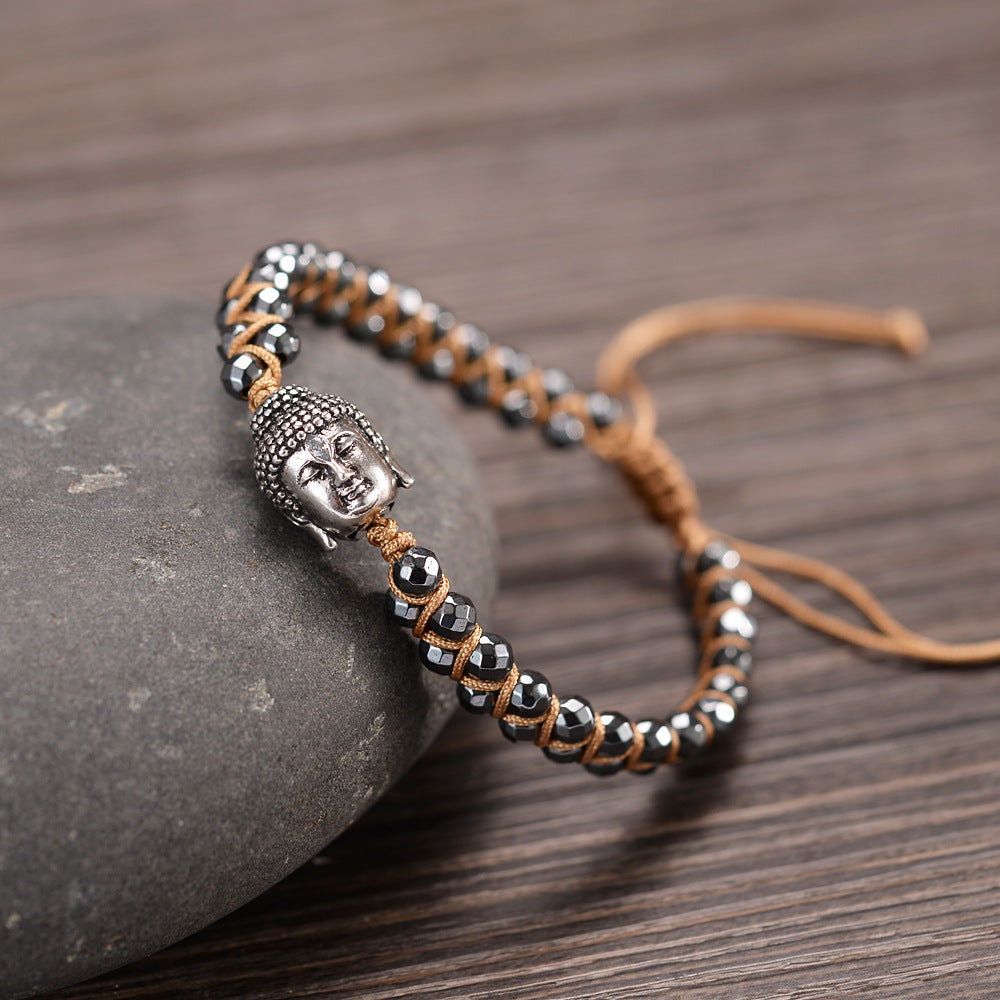 Buddhist Bracelet in Natural Stone