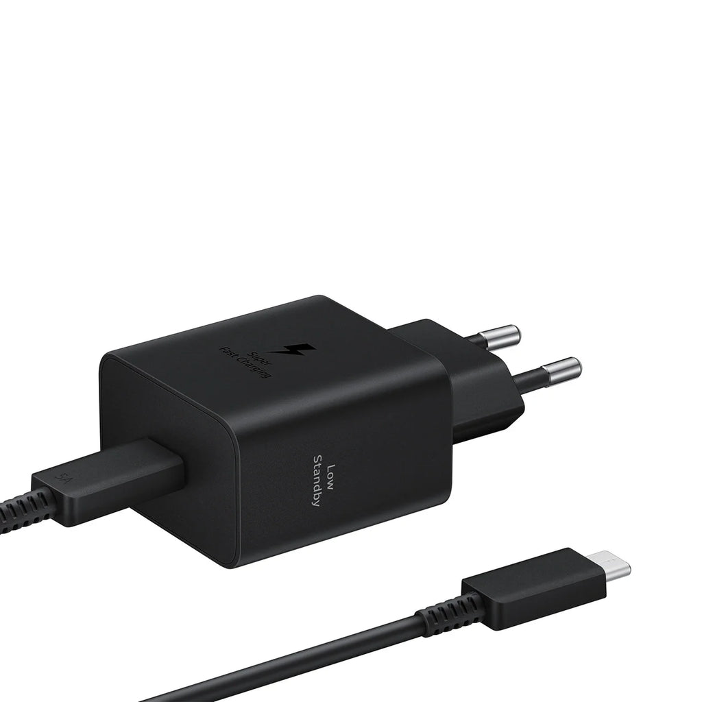 Cargador Samsung EP-T4511 USB-C de 45 W y carga ultrarrápida, color negro, con cable USB-C de 1,8 m