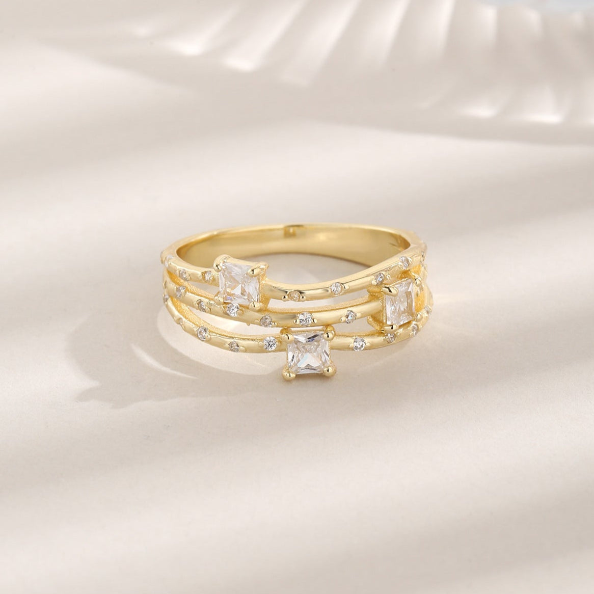 Ring with Cubic Zirconia