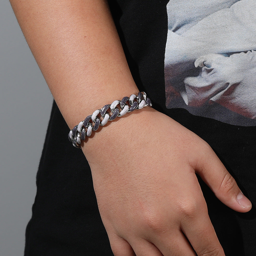 Pulseira com Elo Cubano