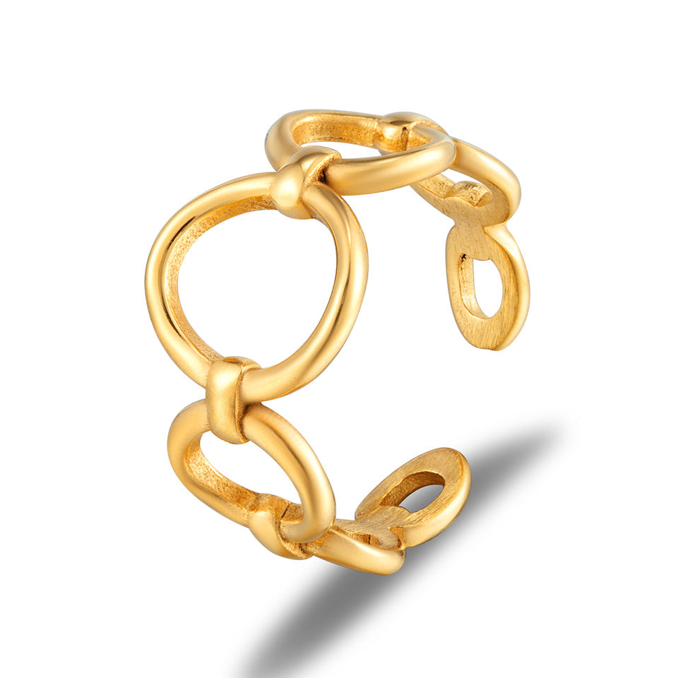 Anel Minimalista em Aço Titânio