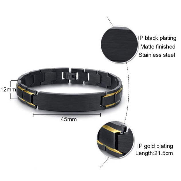 Personalized Bracelet in 316L Stainless Steel