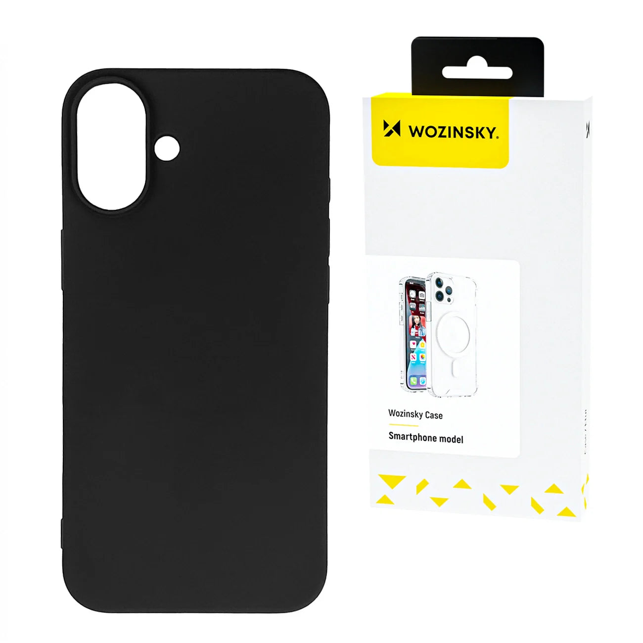 Funda de silicona Wozinsky para Samsung Galaxy S25 Ultra Negra