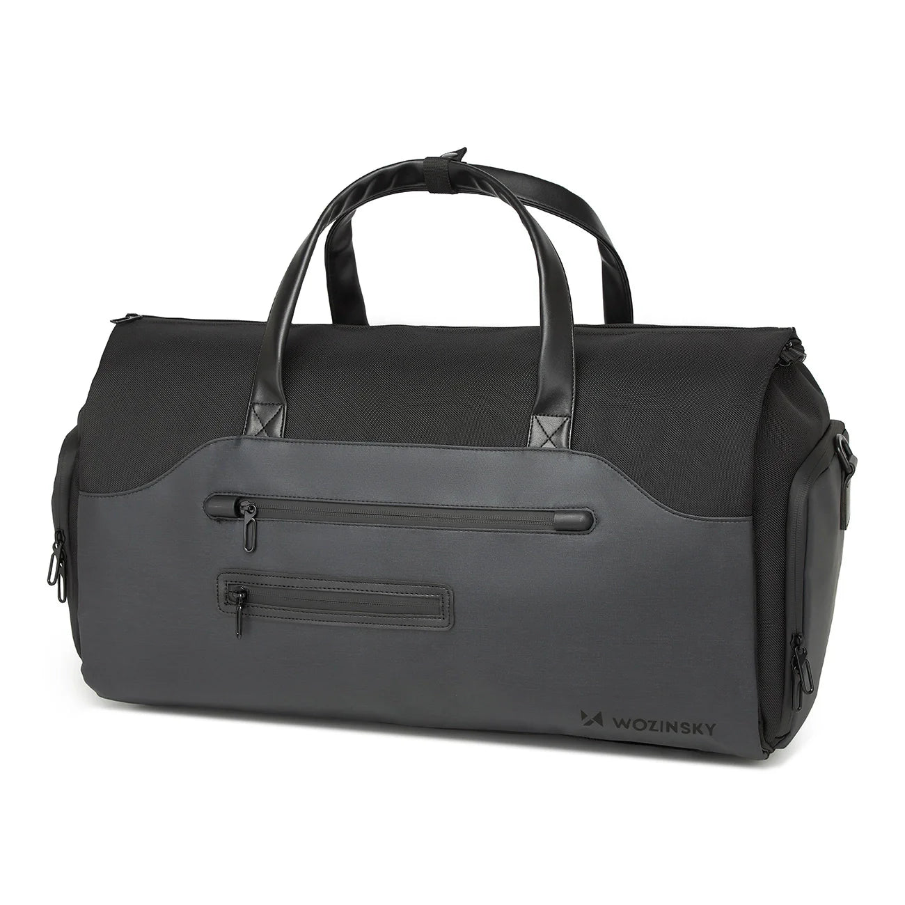 Maleta de viaje Wozinsky Premium con bolsillo para ropa mojada, 45 l, color negro