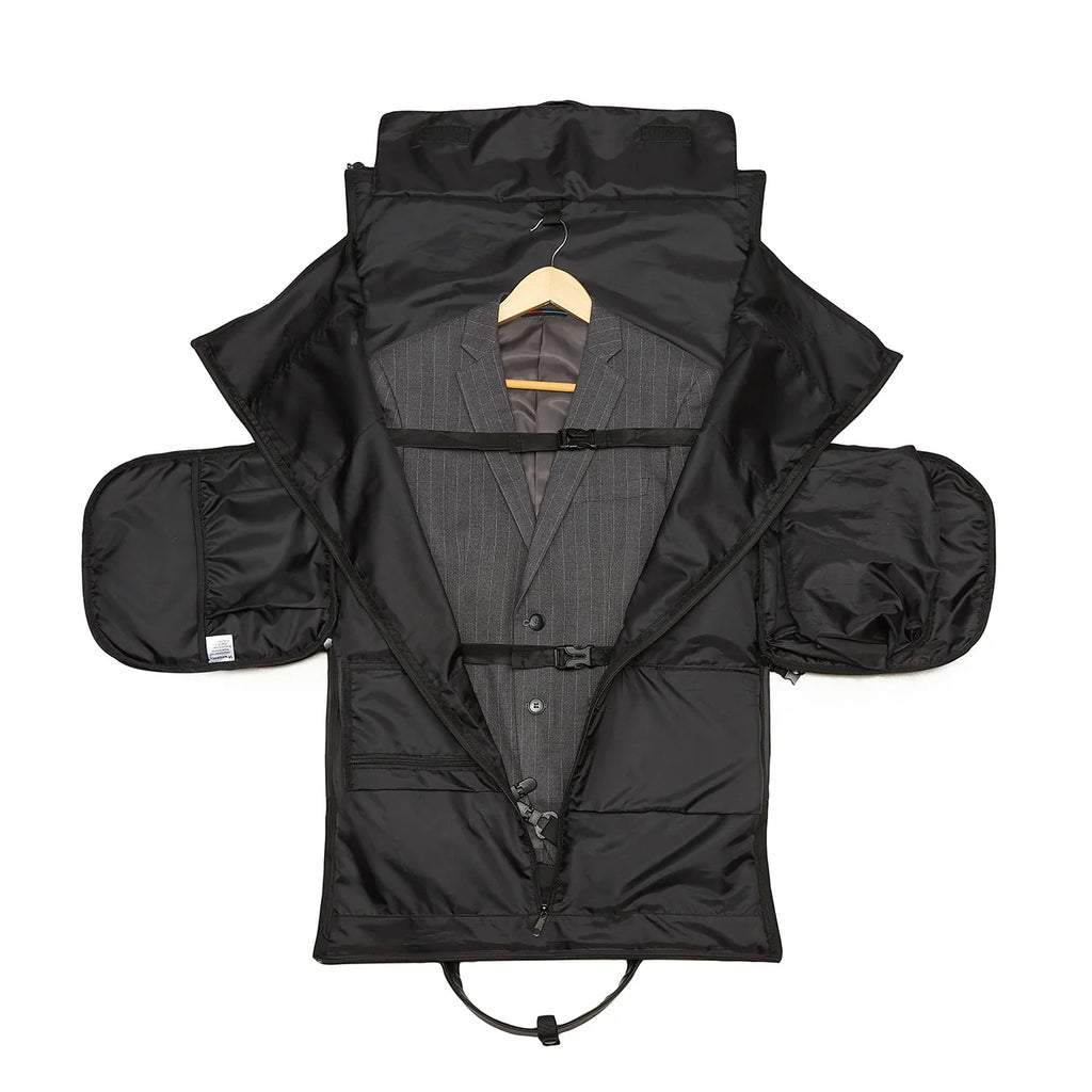 Maleta de viaje Wozinsky Premium con bolsillo para ropa mojada, 45 l, color negro