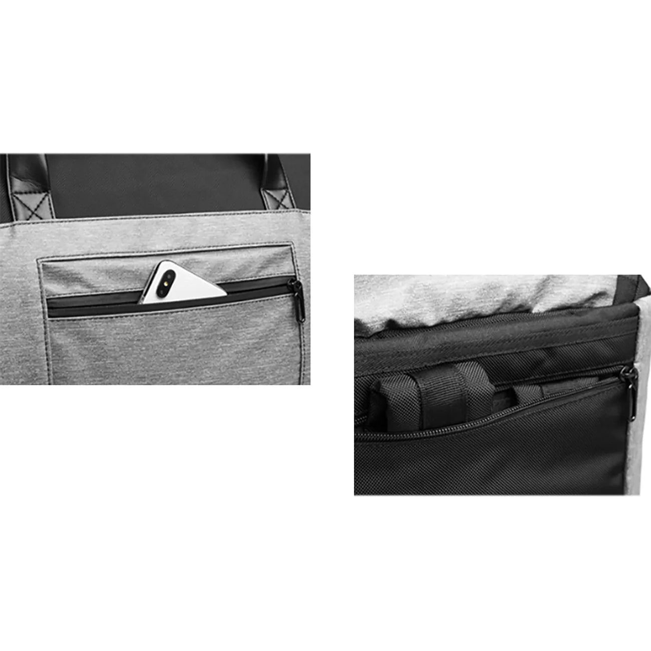 Maleta de viaje Wozinsky Premium con bolsillo para ropa mojada, 45 l, color negro