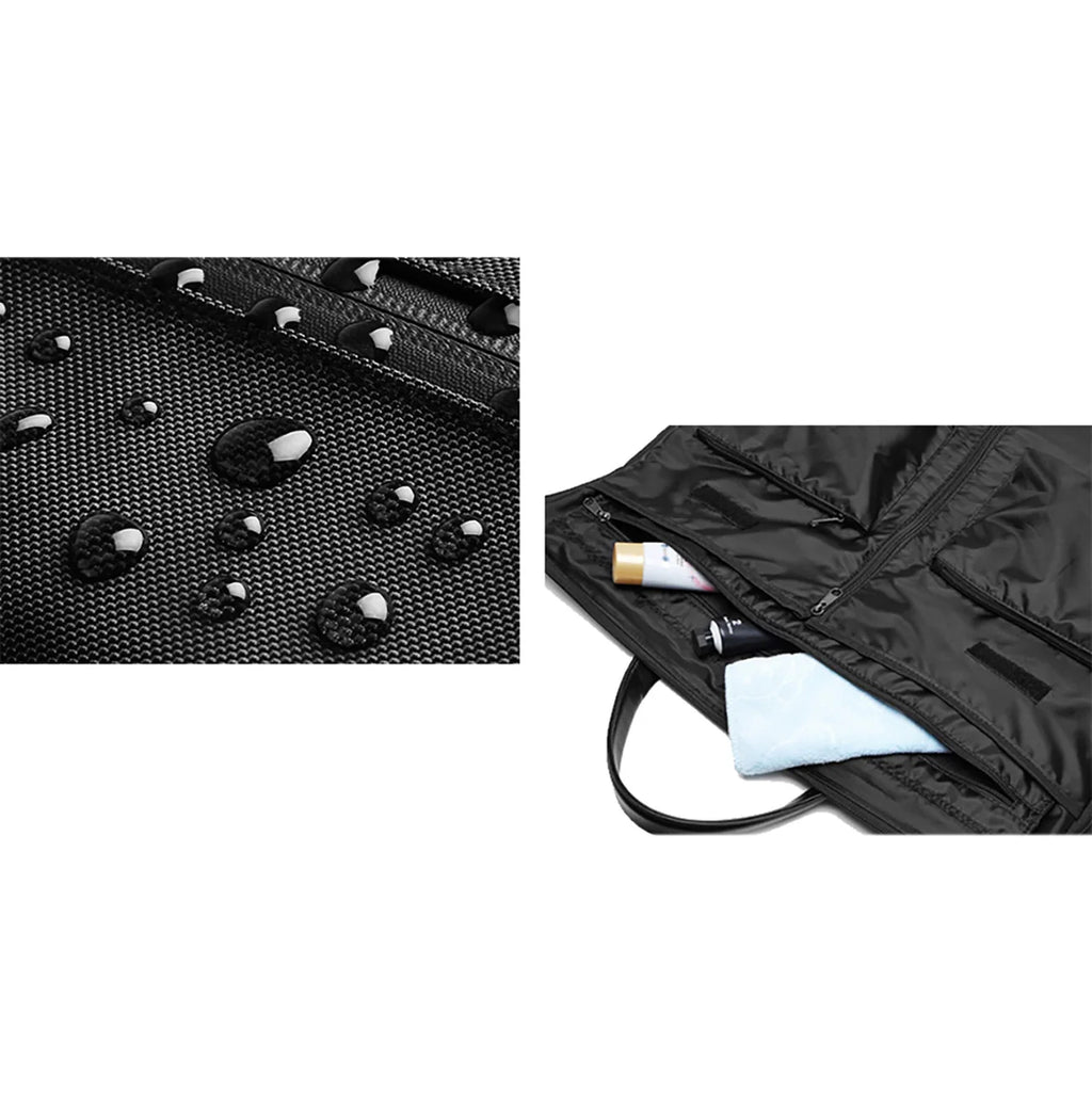 Maleta de viaje Wozinsky Premium con bolsillo para ropa mojada, 45 l, color negro