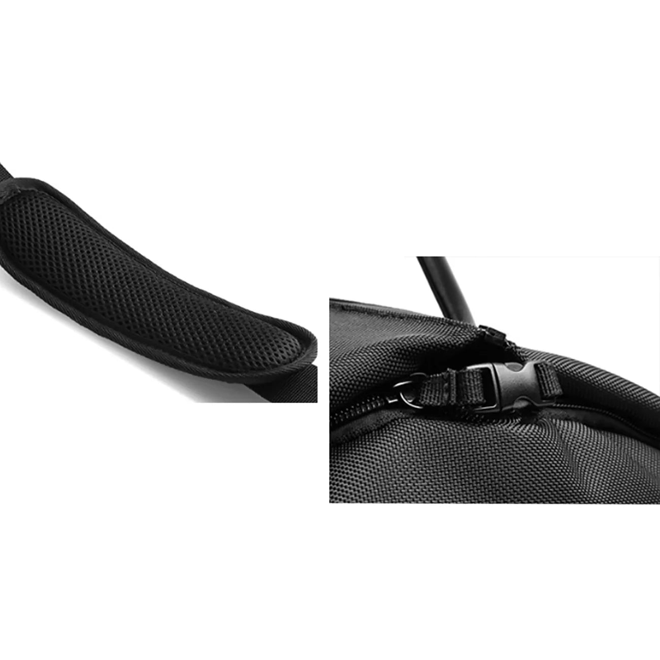 Maleta de viaje Wozinsky Premium con bolsillo para ropa mojada, 45 l, color negro