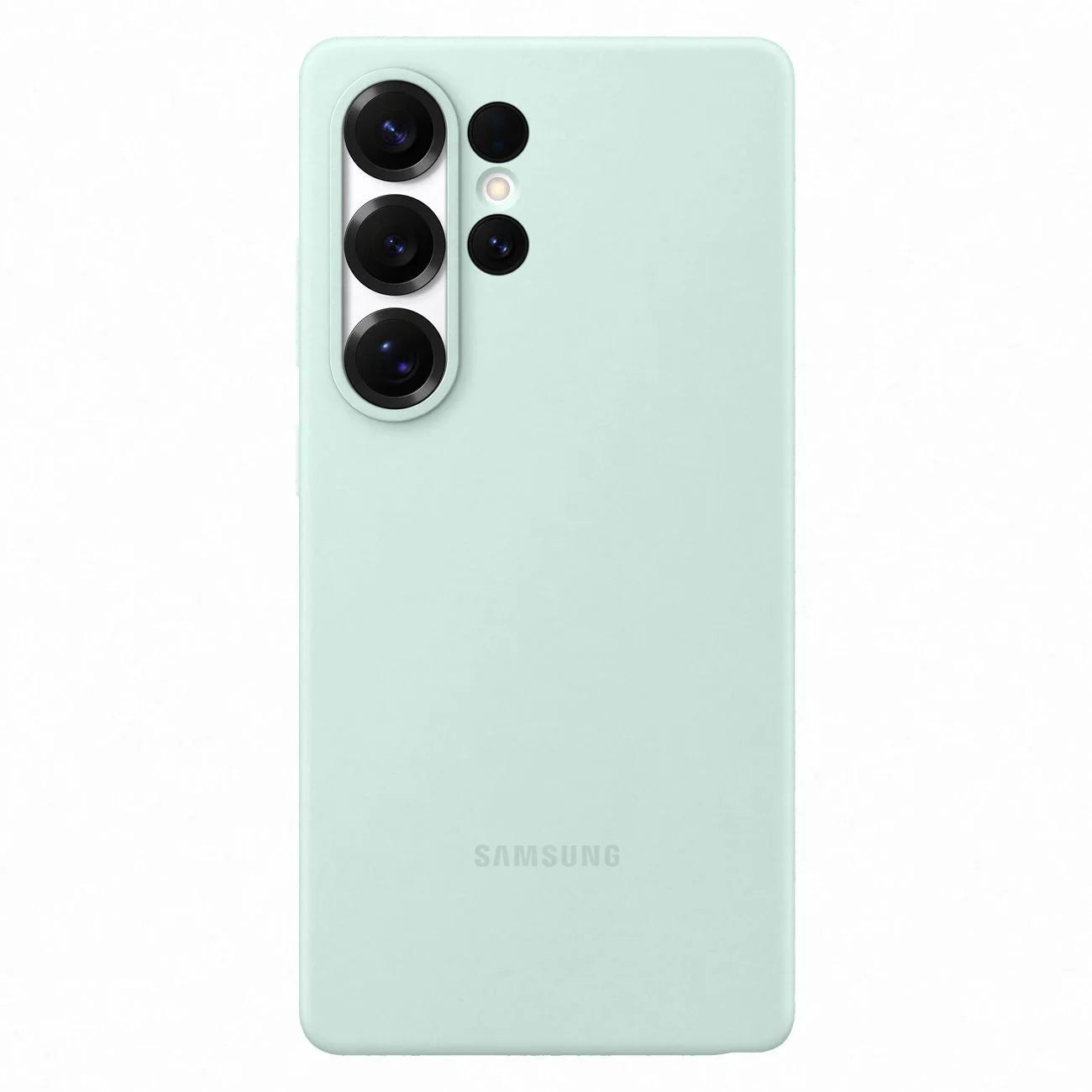 Funda oficial de silicona verde menta para Samsung Galaxy S25 Ultra