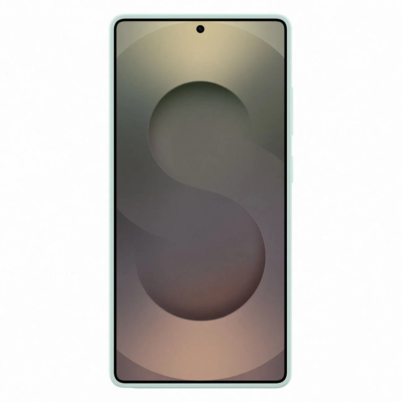 Funda oficial de silicona verde menta para Samsung Galaxy S25 Ultra