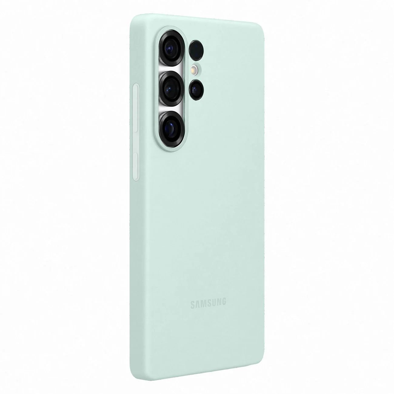 Funda oficial de silicona verde menta para Samsung Galaxy S25 Ultra