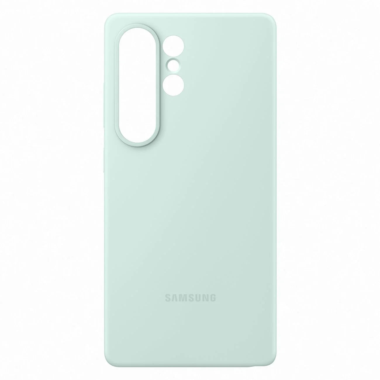 Funda oficial de silicona verde menta para Samsung Galaxy S25 Ultra
