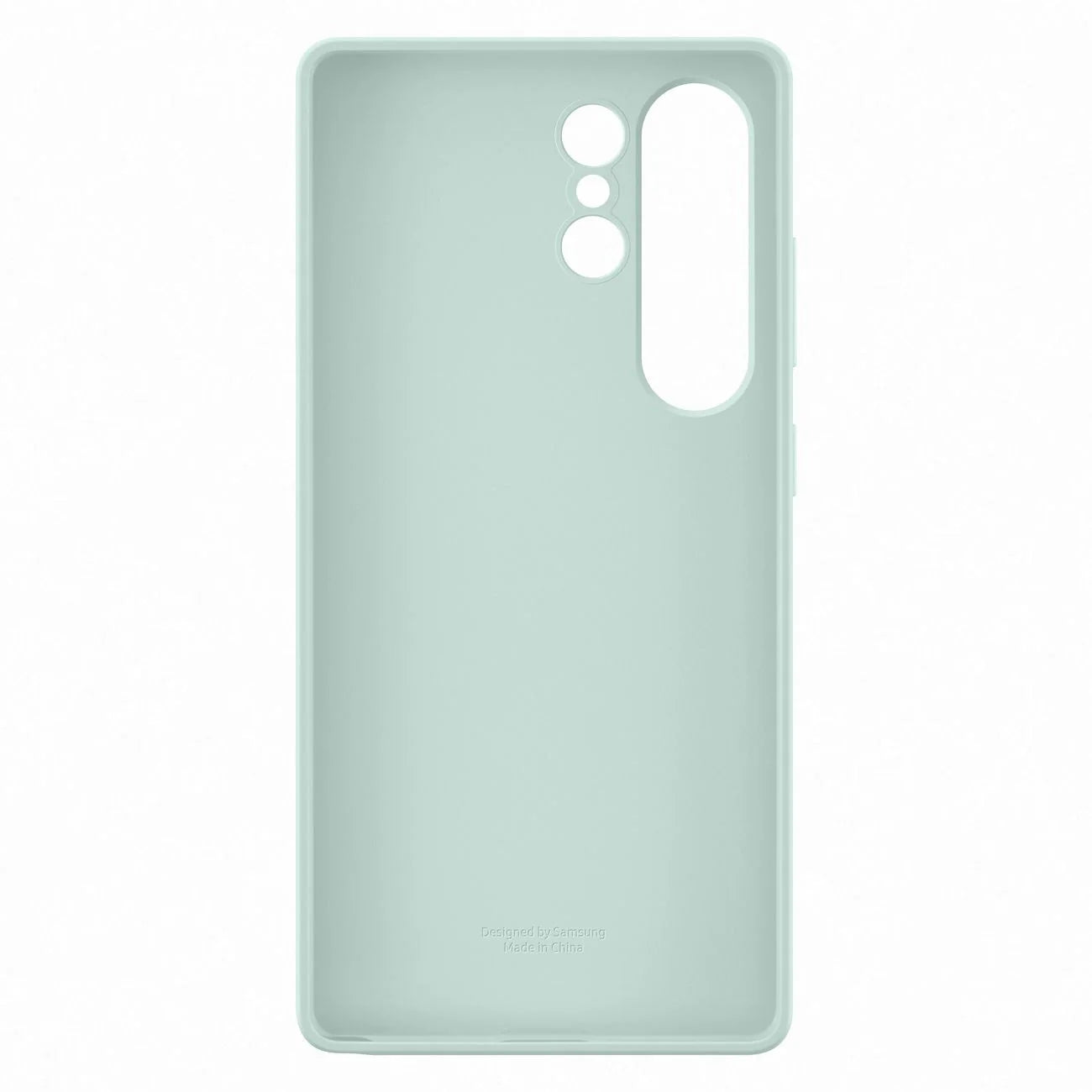 Funda oficial de silicona verde menta para Samsung Galaxy S25 Ultra