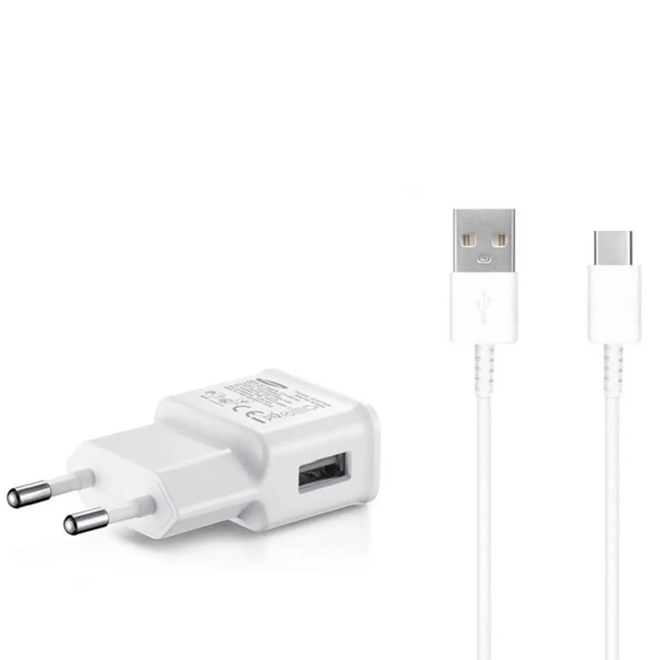 Carregador USB-A Oficial Samsung Incluí cabo USB-A para USB-C 15W EP-DR140AWE