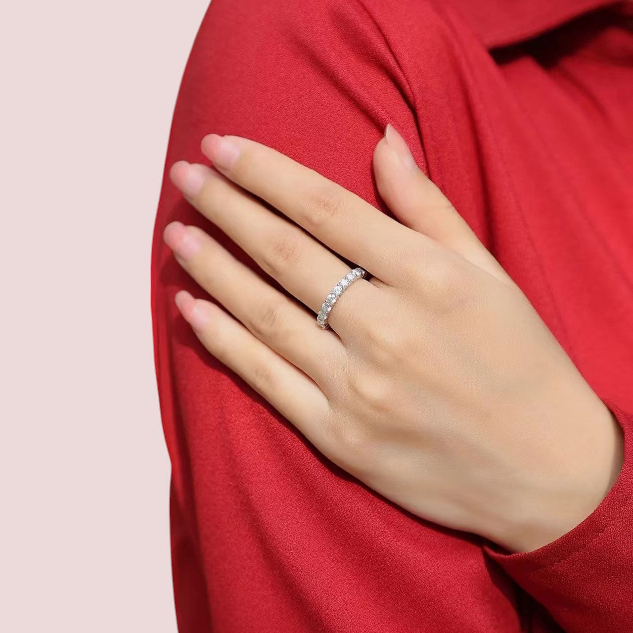 Eternity Ring with Cubic Zirconia