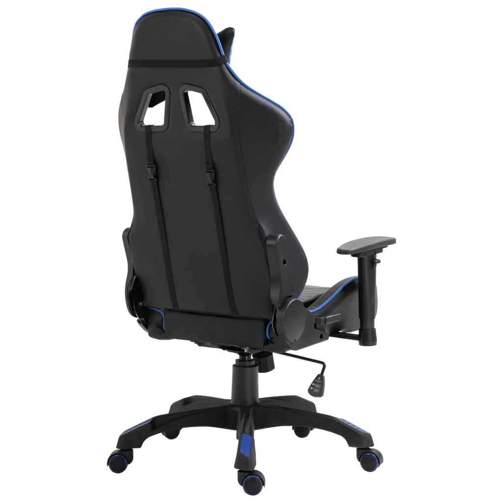 vidaXL Gaming Chair in Blue Faux Leather