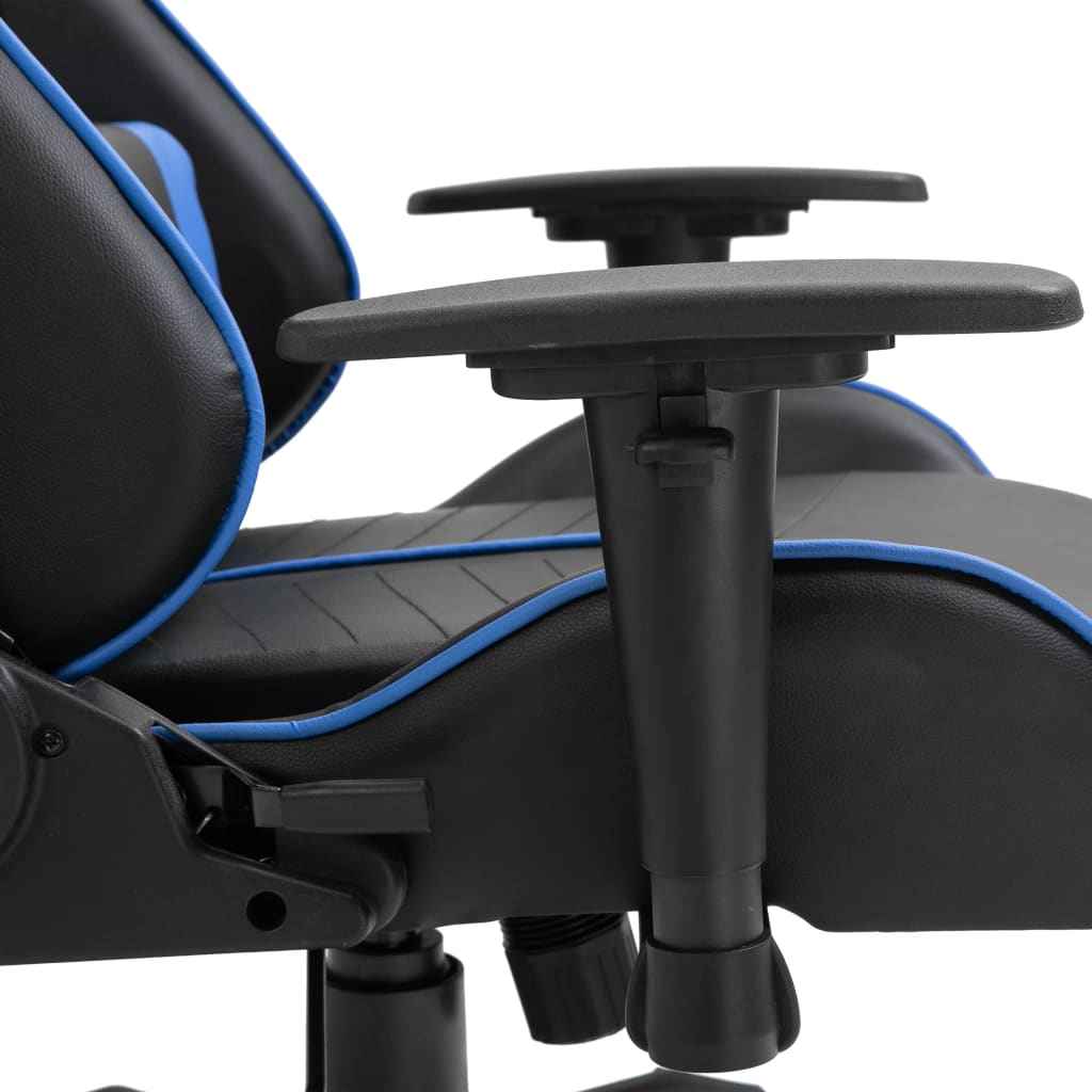 vidaXL Gaming Chair in Blue Faux Leather