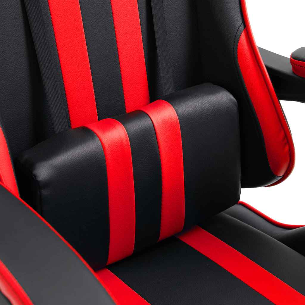 vidaXL Gaming Chair in Red Faux Leather