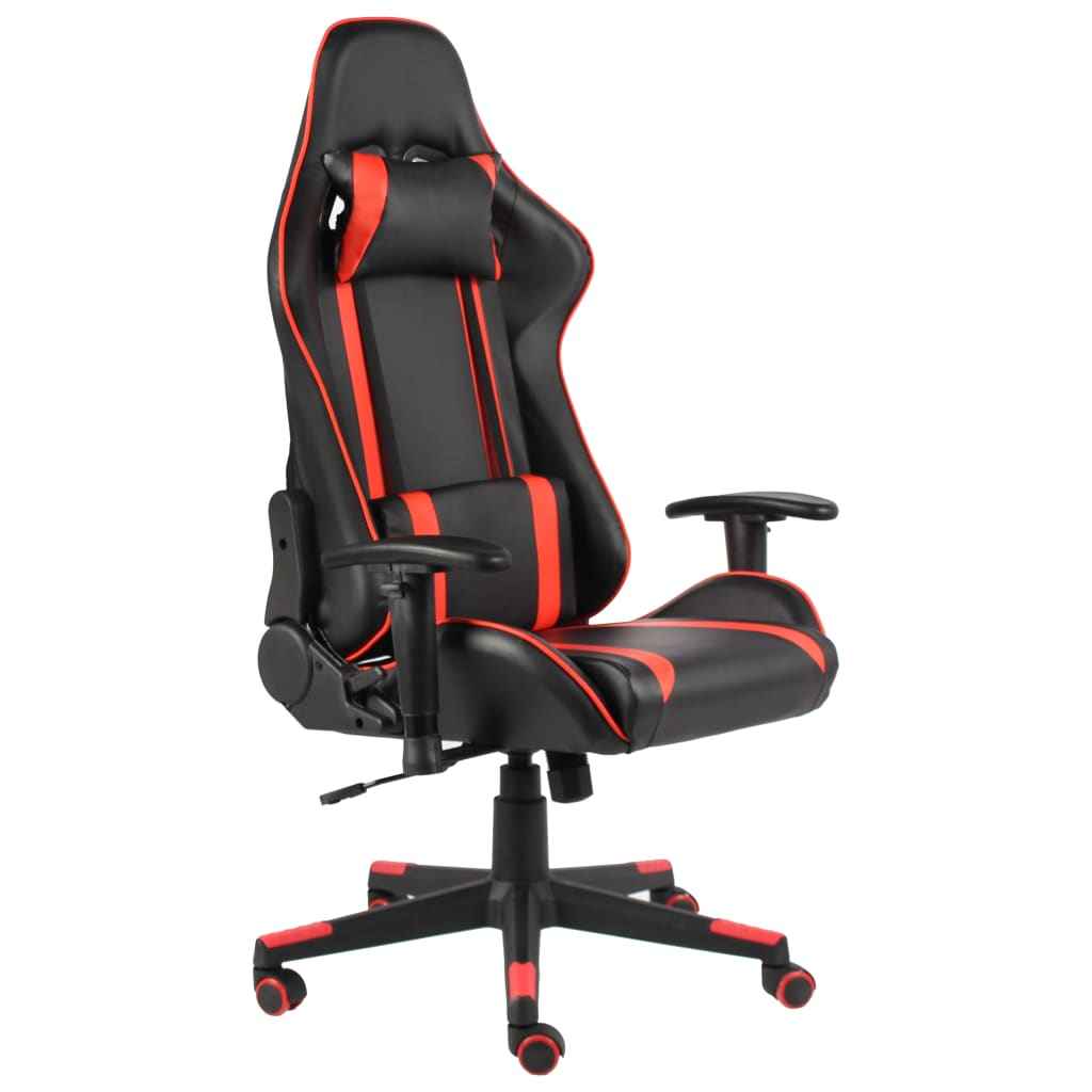 vidaXL Green PVC Swivel Gaming Chair