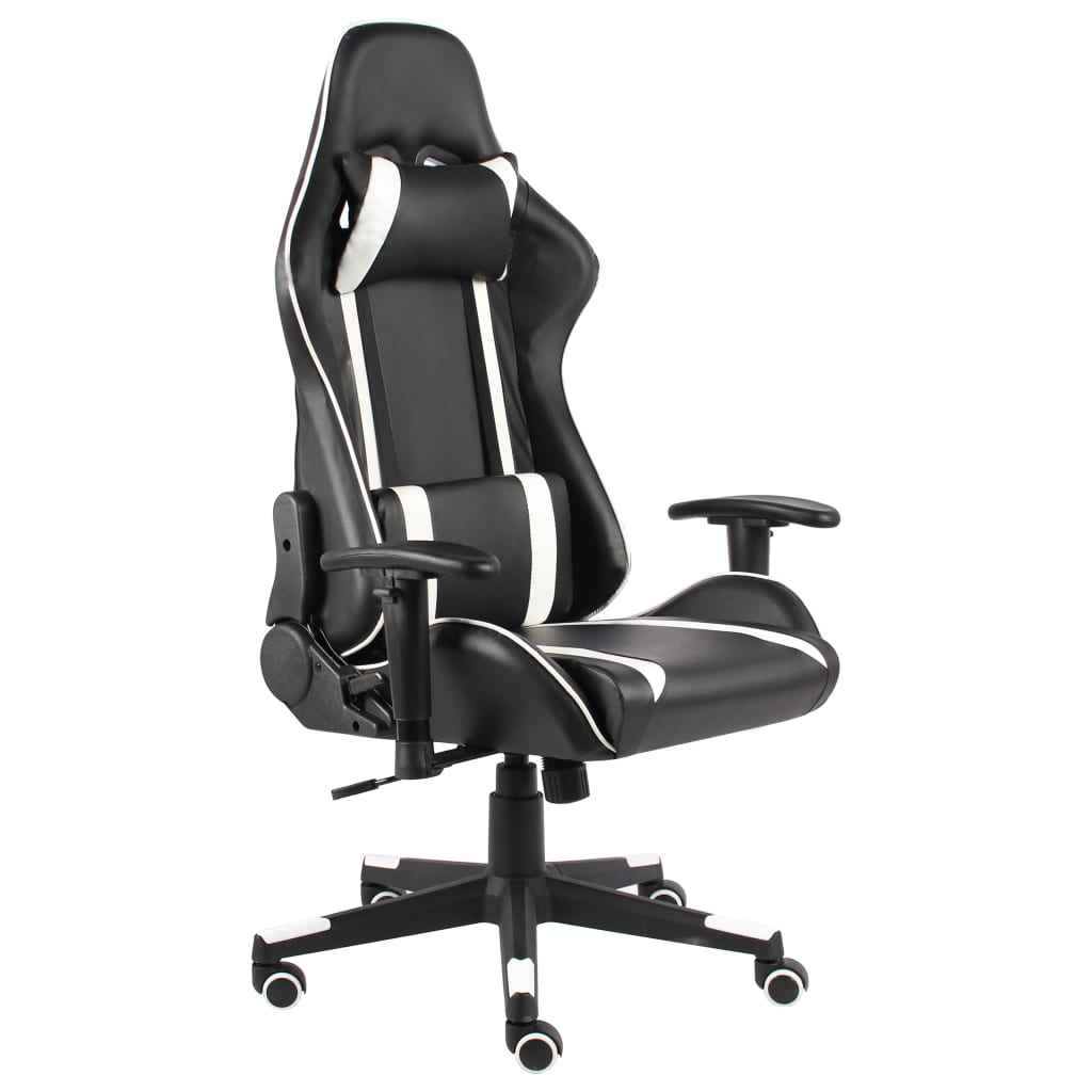 vidaXL Green PVC Swivel Gaming Chair