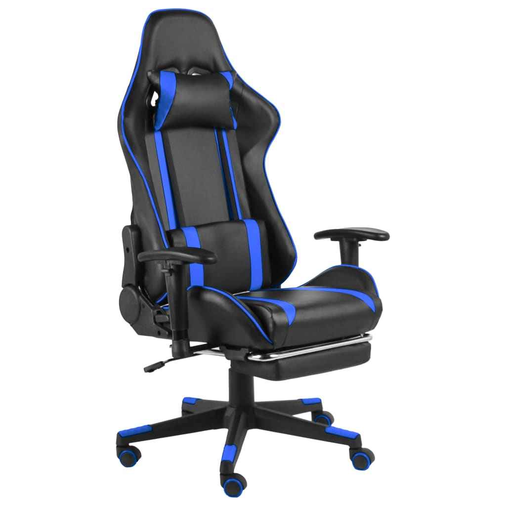 vidaXL Green PVC Swivel Gaming Chair