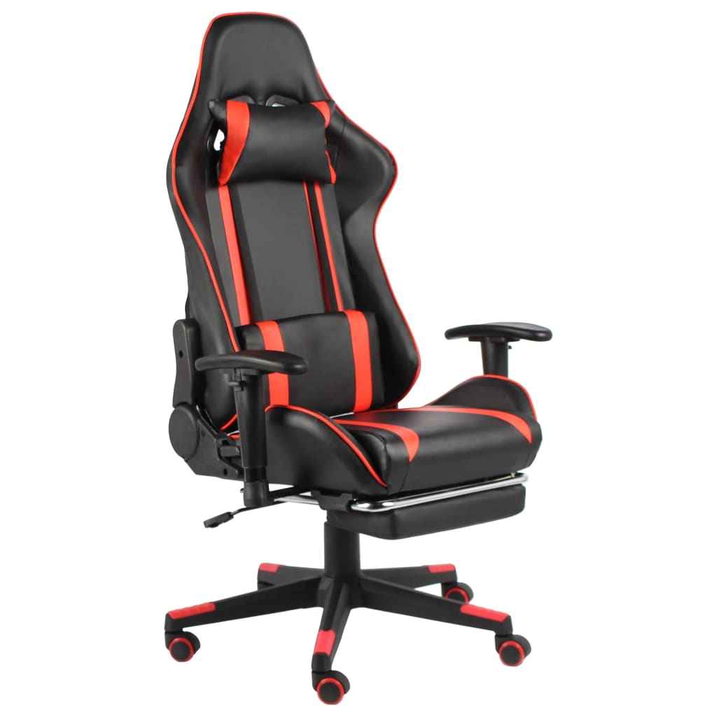 vidaXL Green PVC Swivel Gaming Chair