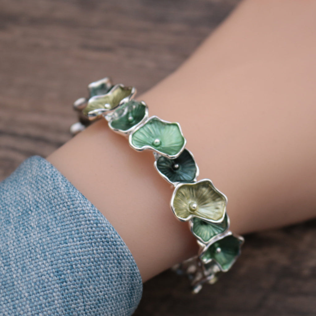 Pulseira Folha de Lótus