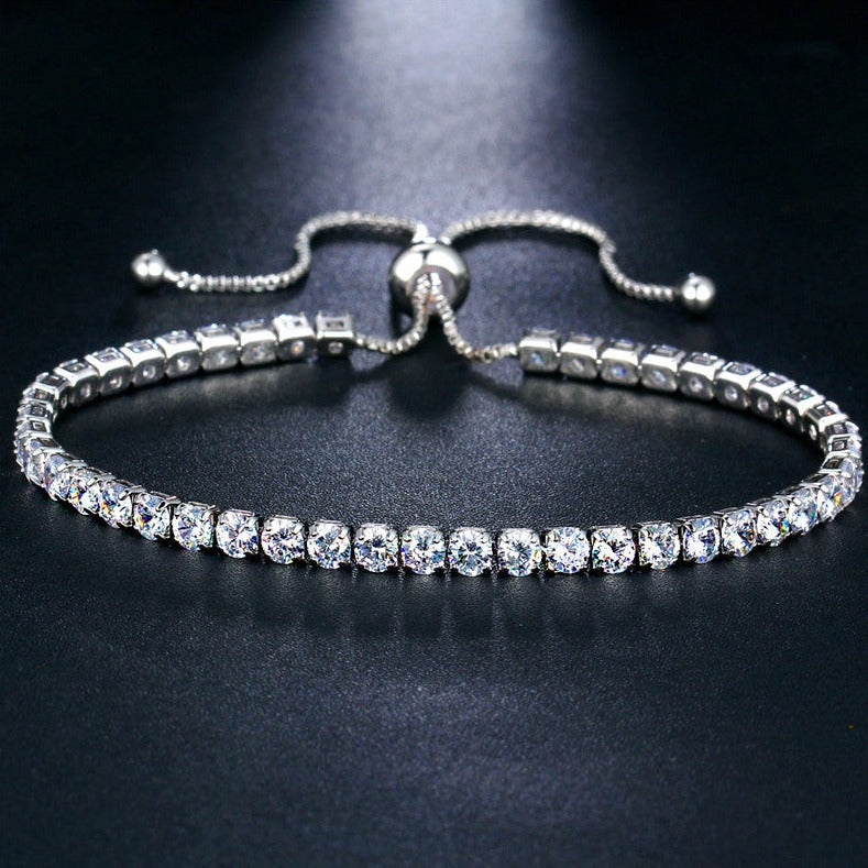 Pulsera con circonitas cúbicas