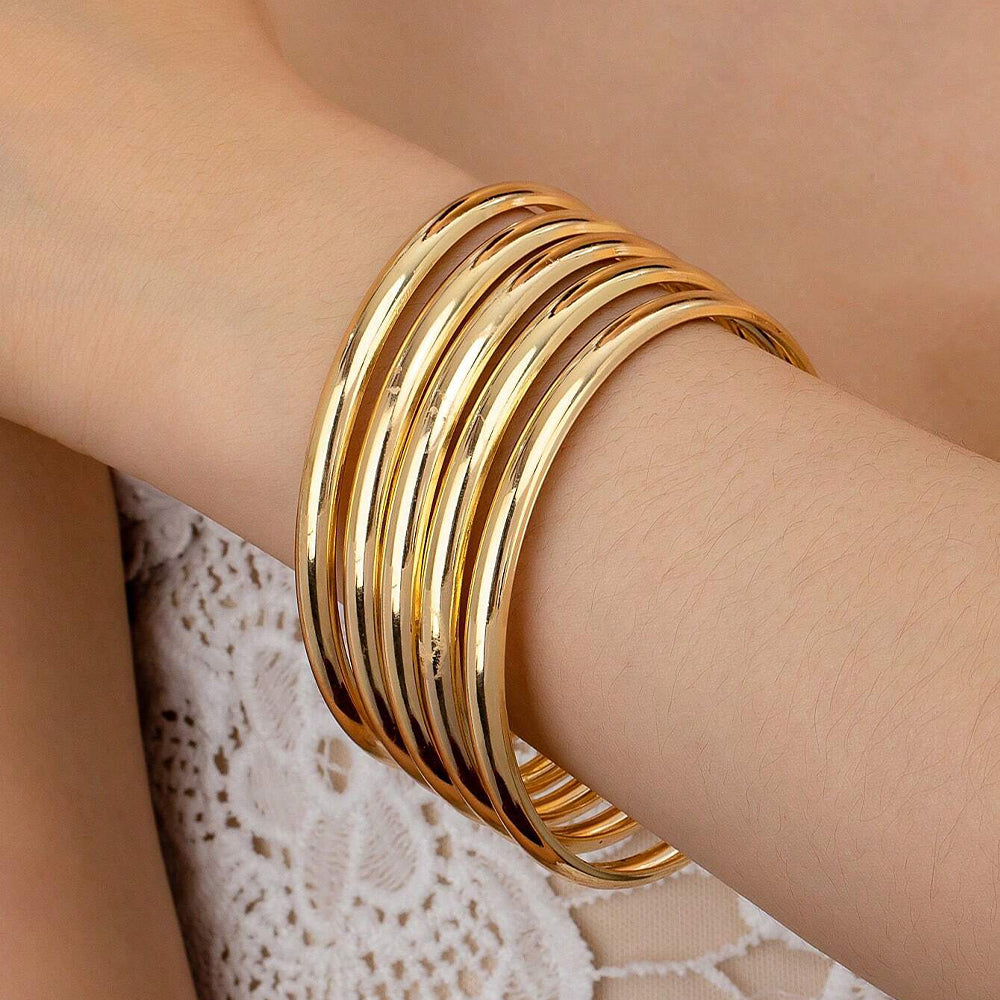 Conjunto de 5 Pulseiras Minimalistas