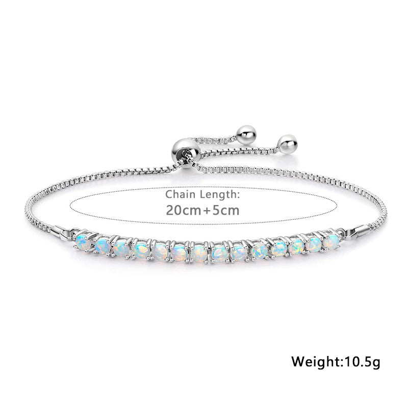 Pulseira Opala Celeste