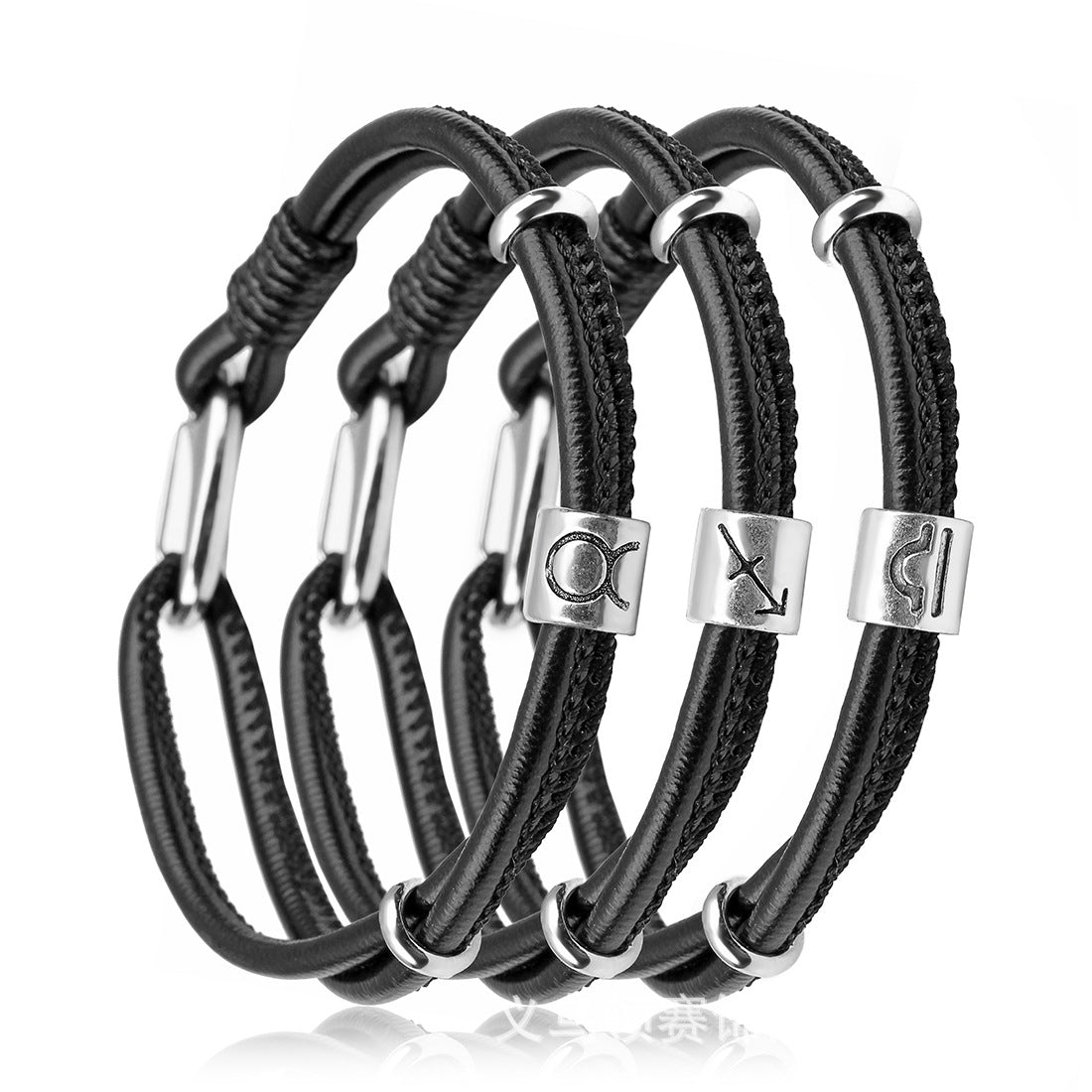 Zodiac Leather Bracelet