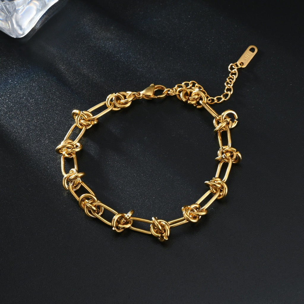 Pulseira Trança em Aço Inoxidável