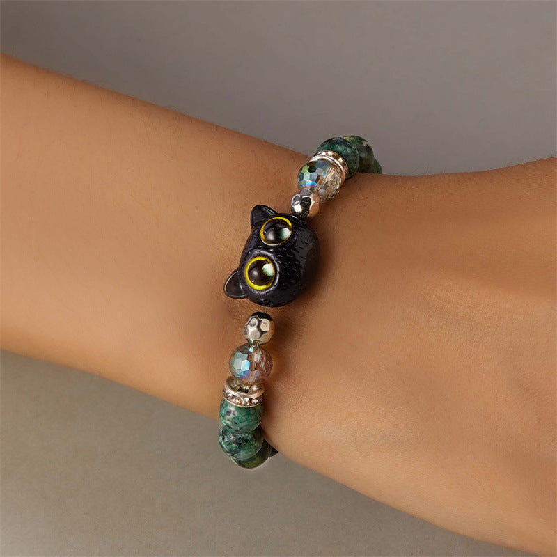 Pulseira Kitten em Pedra Natural