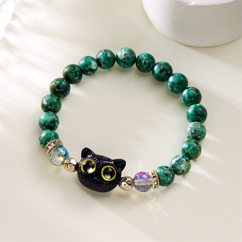 Pulseira Kitten em Pedra Natural