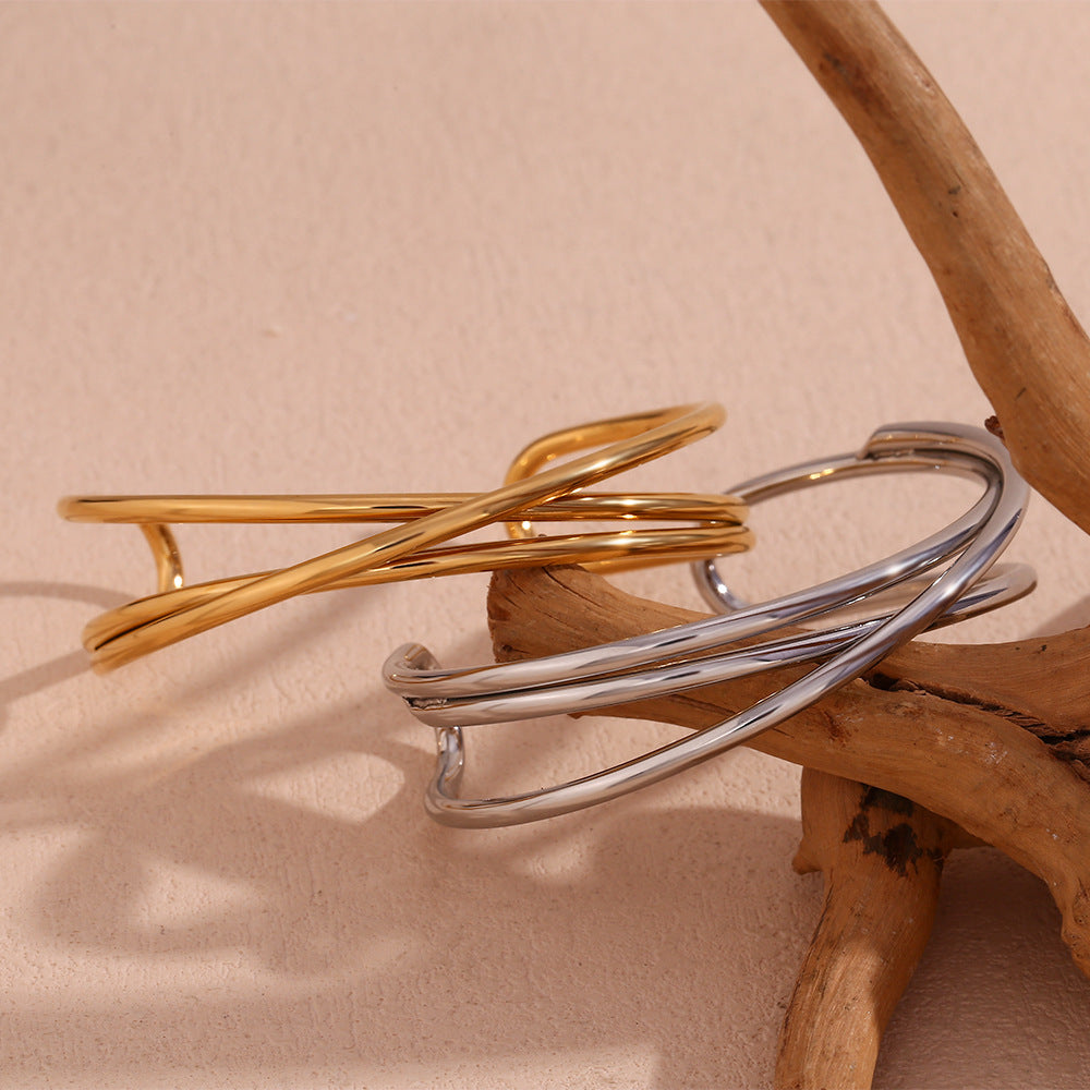 Pulseira Infinito em Aço Inoxidável 316L