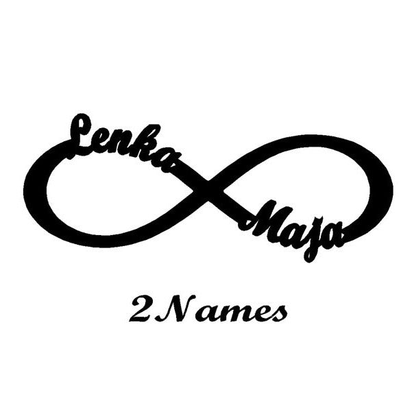 Pulseira Infinito Personalizada em Couro e Aço Inoxidável