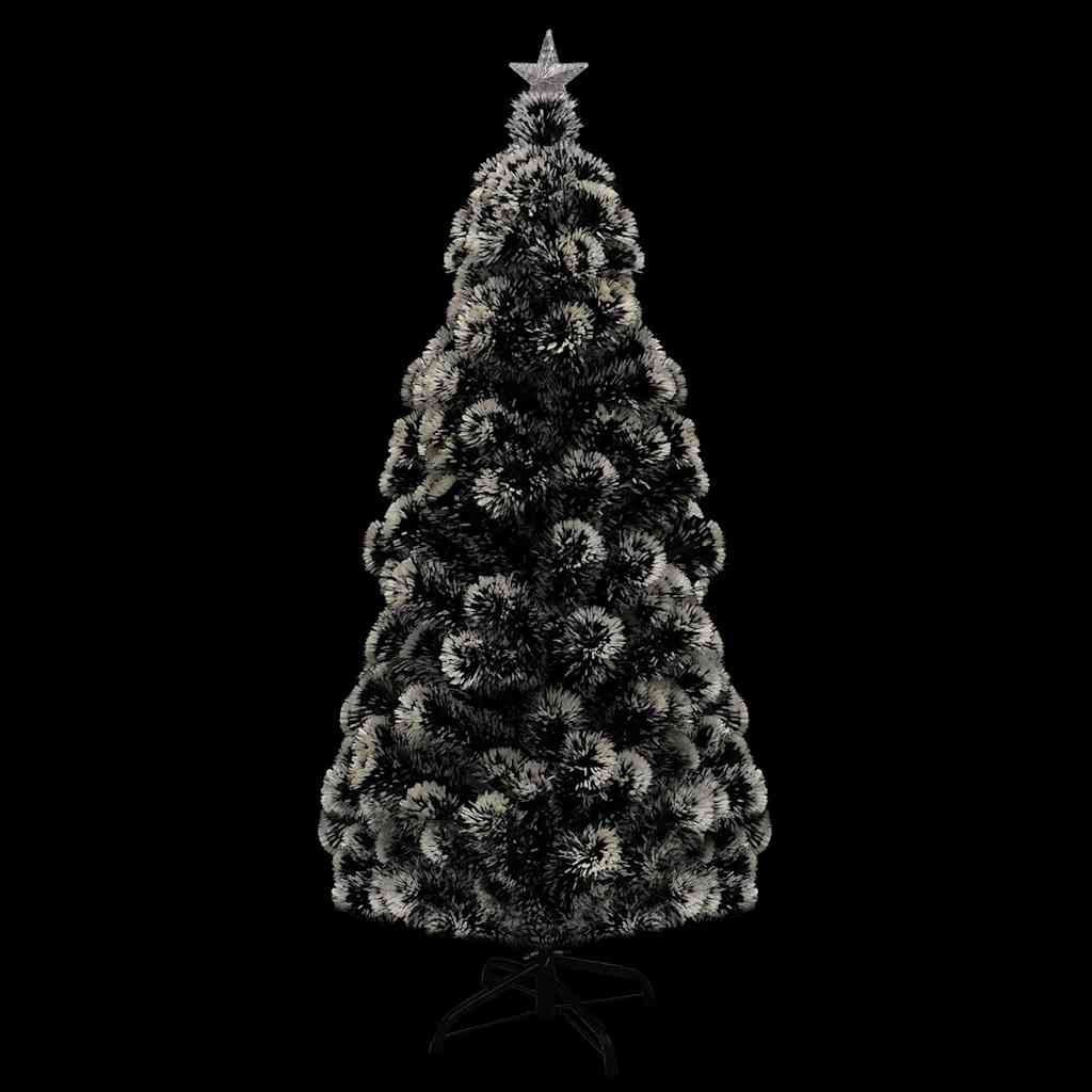 vidaXL Pre-lit Christmas Tree with Stand and LED 150 cm Fiber Optic