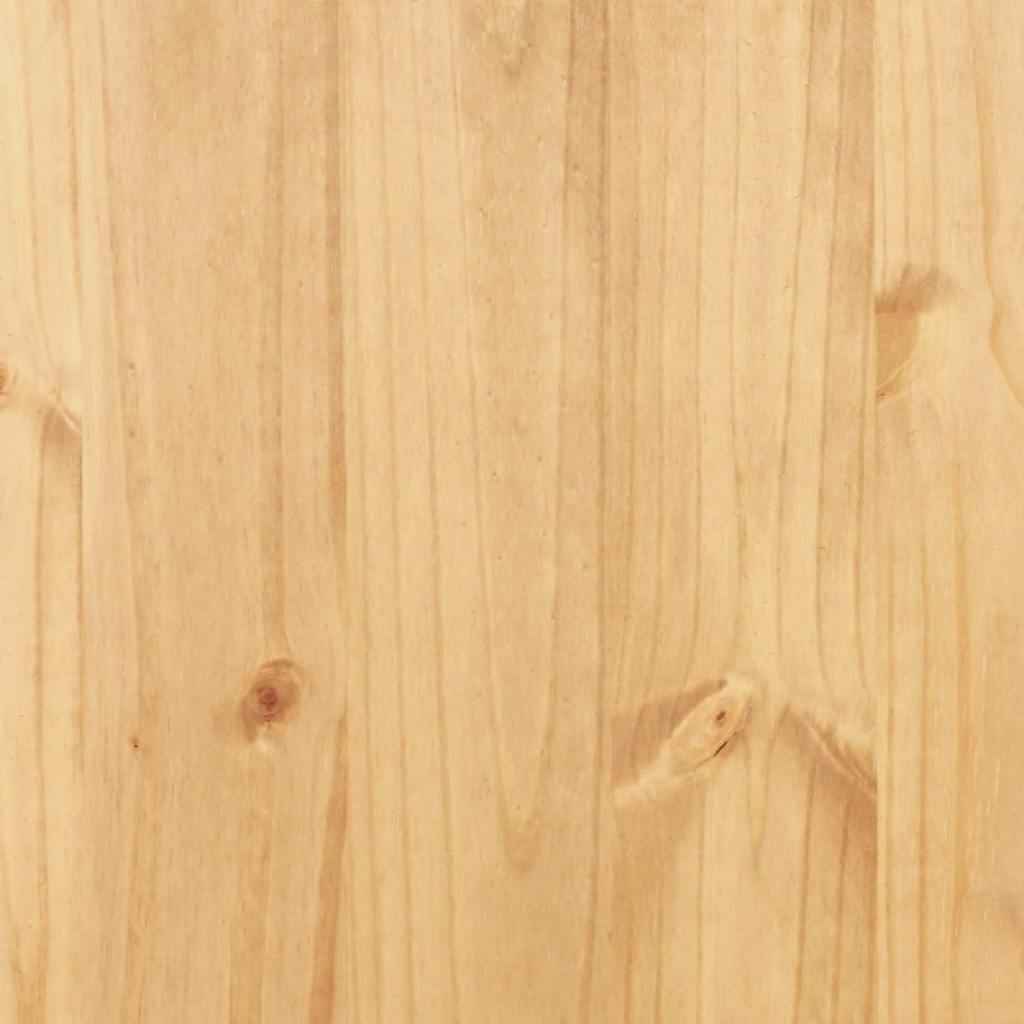 vidaXL Móvel de TV Corona Range em pinho mexicano 80x43x78 cm