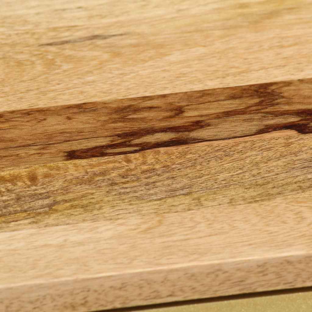 vidaXL Móvel de TV madeira de mangueira maciça 120x30x45 cm