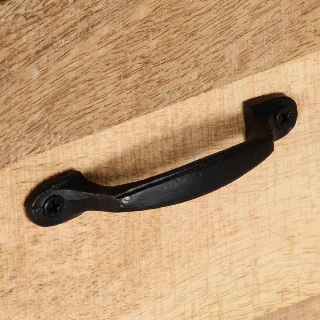 vidaXL Móvel de TV 130x30x45 cm madeira de mangueira maciça