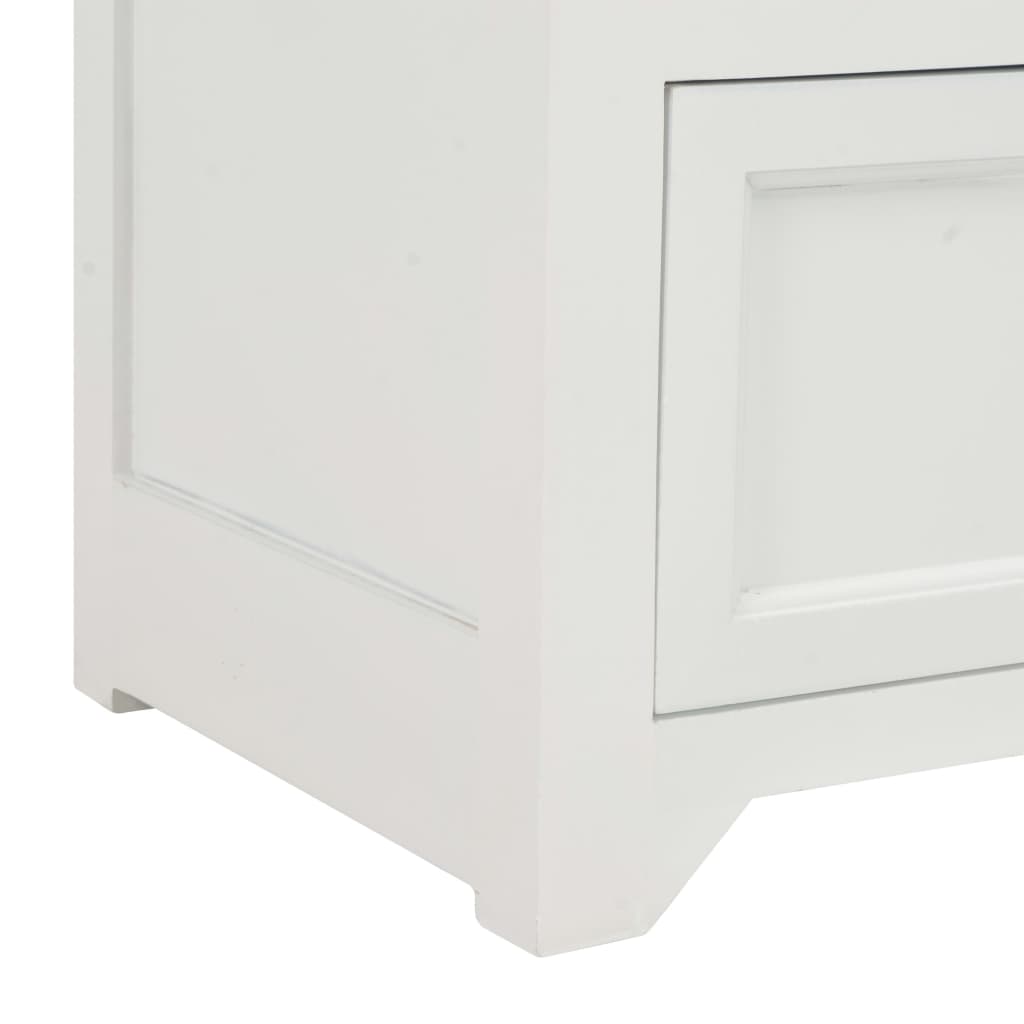 vidaXL Móvel de TV 120x30x40 cm madeira branco