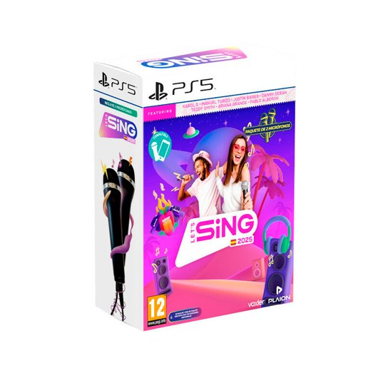 Jogo Ps5 Lets Sing 2025 S.V. + 2 Micros