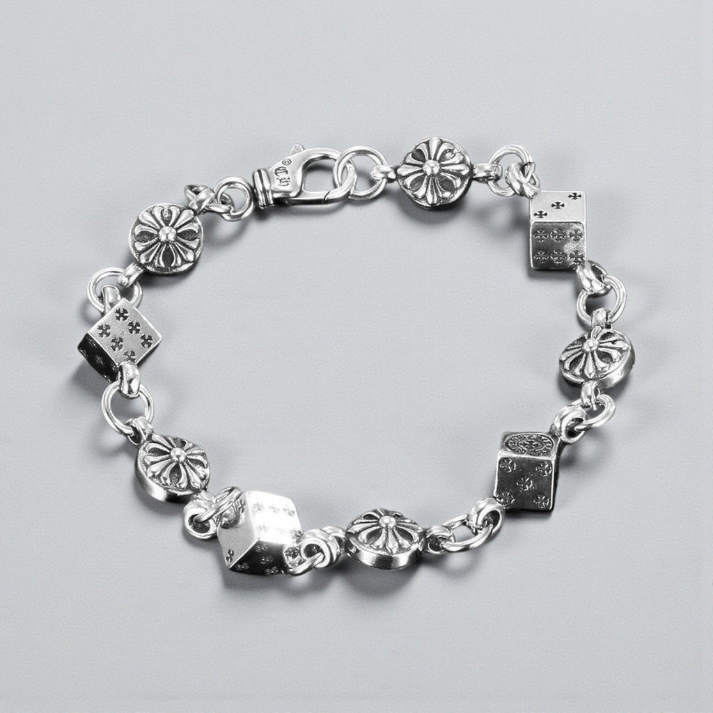 Pulseira Dice em Aço Titânio