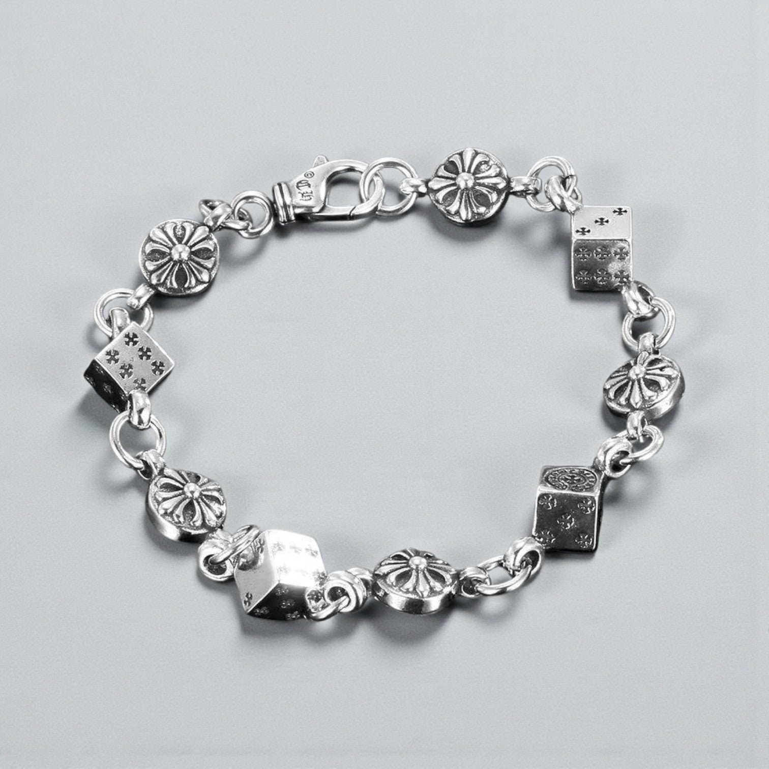 Pulseira Dice em Aço Titânio