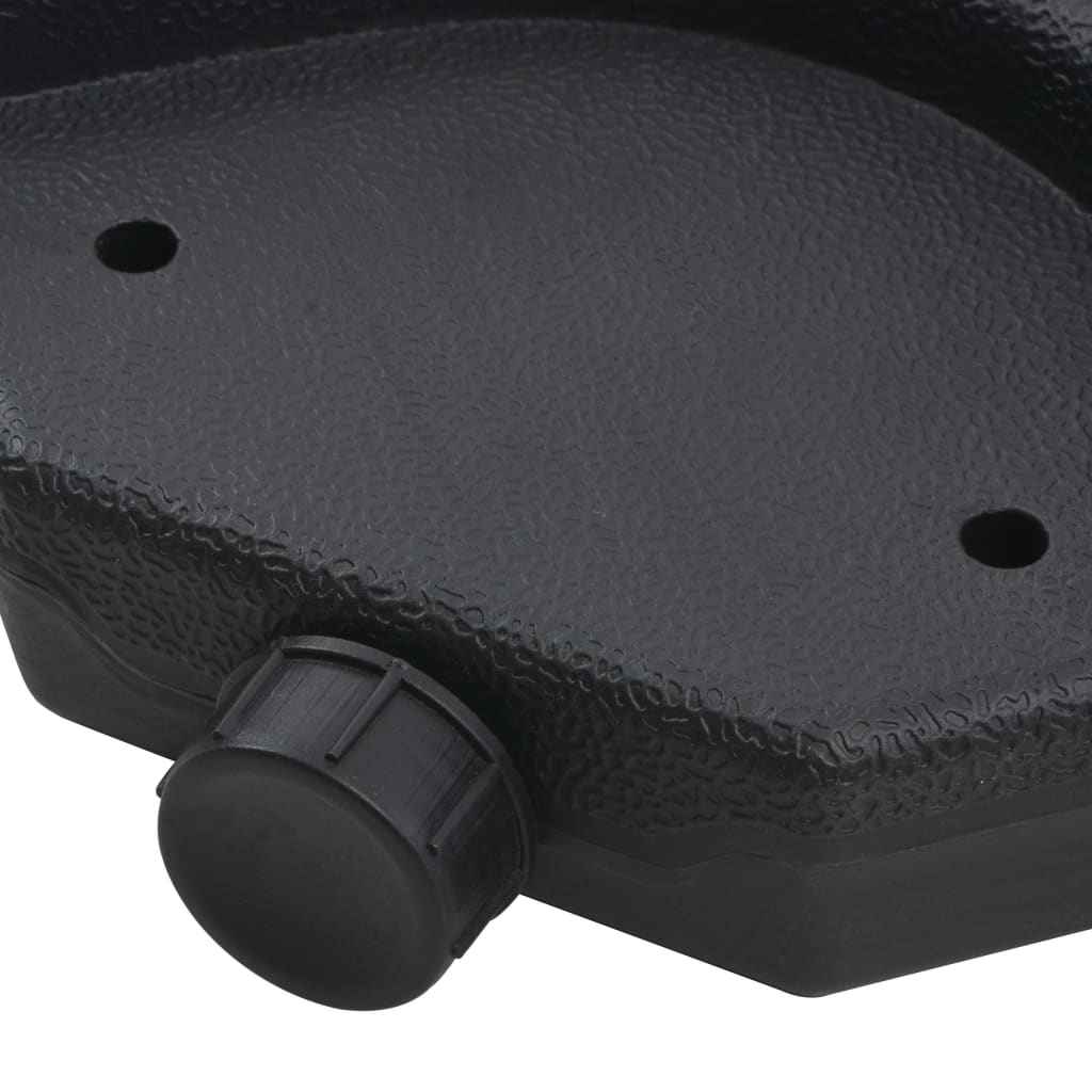 vidaXL Guarda-sol de jardim com base portátil verde