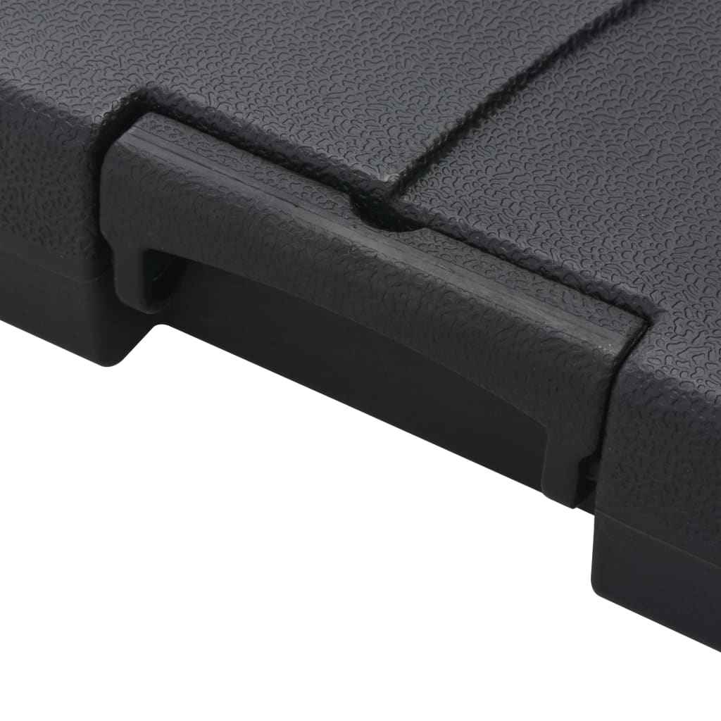 vidaXL Guarda-sol de jardim com base portátil verde